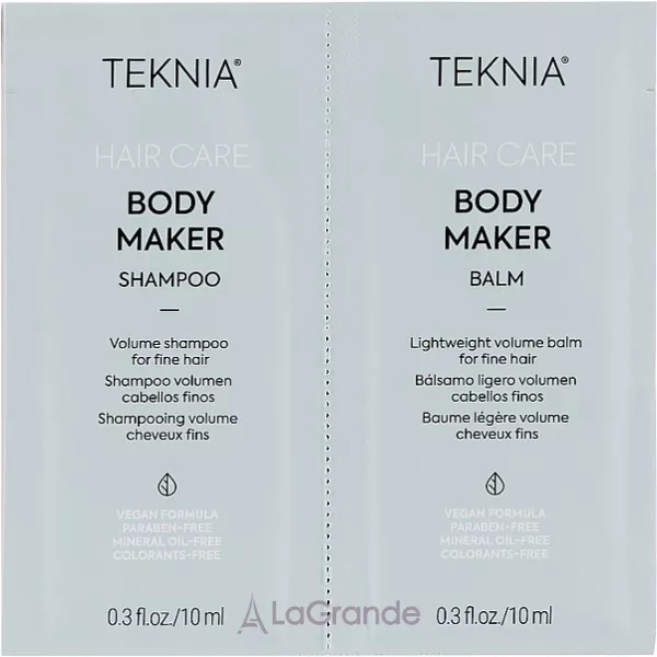 Lakme Teknia Body Maker Sachet Duo ����� (������� ��� ������ ����� 10 �� + ������� ��� ������ ����� 10 ��)