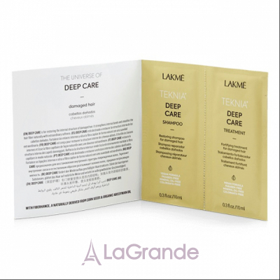 Lakme Teknia Deep Care Sachet Duo  (  10  +   10 )