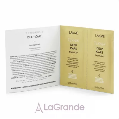 Lakme Teknia Deep Care Sachet Duo  (  10  +   10 )