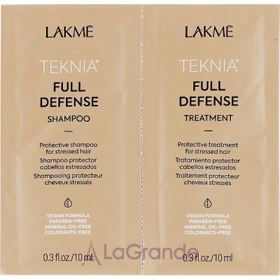 Lakme Teknia Full Defense Sachet Duo  (     10  +      10 )