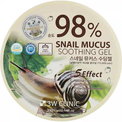 3W Clinic Snail Soothing Gel   