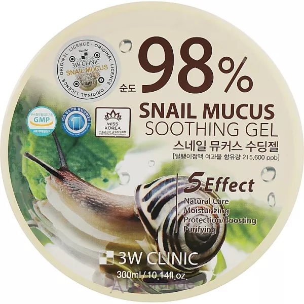 3W Clinic Snail Soothing Gel ���� ������������� 