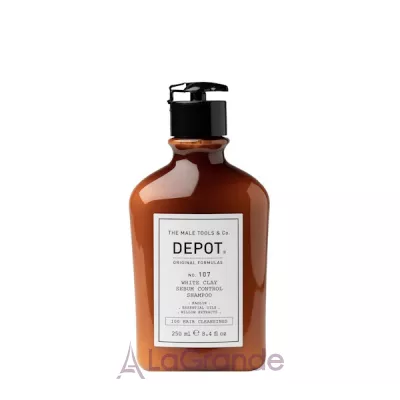 Depot 107 White Clay Sebum Control Shampoo      