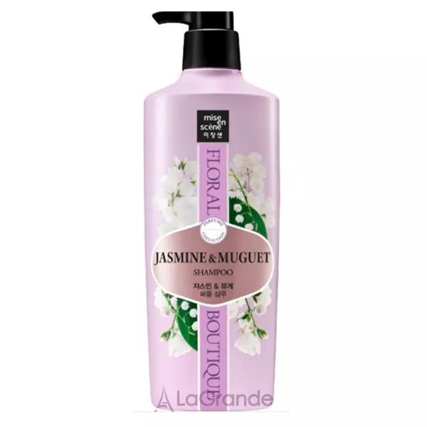 Mise En Scene Floral Boutique Perfume Shampoo Jasmine & Mudge ��������������� ������� ��� ����� 