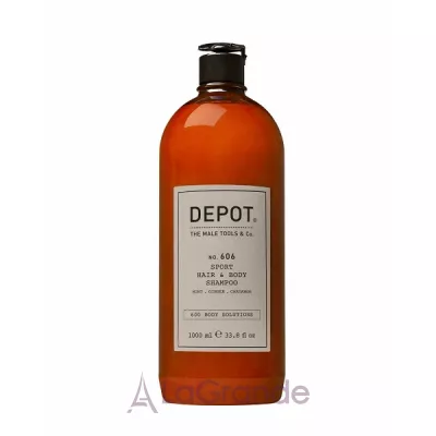 Depot Hair Cleansings 606 Sport Hair&Body Shampoo      