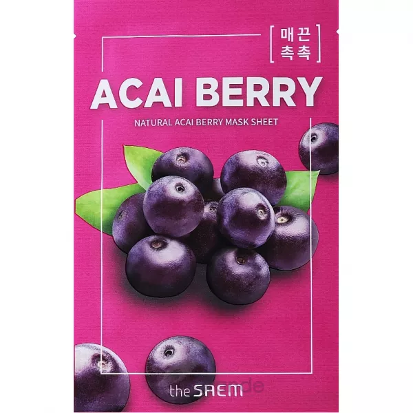 The Saem Natural Acai Berry Mask Sheet �������� ����� � ���������� ���� ����