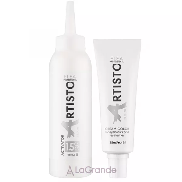 Elea Professional Artisto Cream Color For Eyebrows And Eyelashes ������ ��� ������ � ������  7.7 ������-����������  (25��+40��)