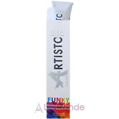 Elea Professional Artisto Funky Colors Toning Hair Gel     BLUE