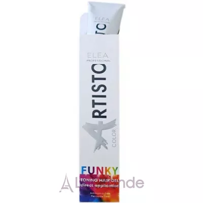 Elea Professional Artisto Funky Colors Toning Hair Gel     BLUE