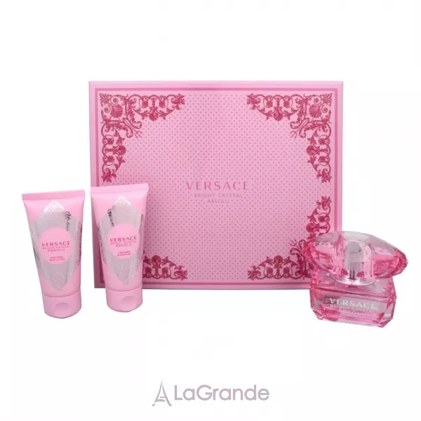 Versace Bright Crystal Absolu ����� (��������������� ���� 50 �� + ������ ��� ���� 50 �� + ���� ��� ���� 50 ��)