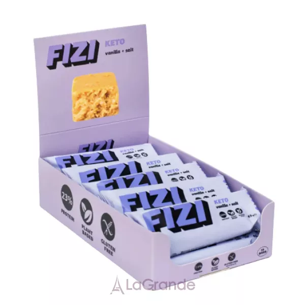 FIZI KETO Protein Bar Vanilla + Salt ����������� �������� 
