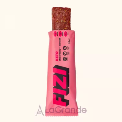 FIZI KETO Protein Bar Strawberry + Almond   