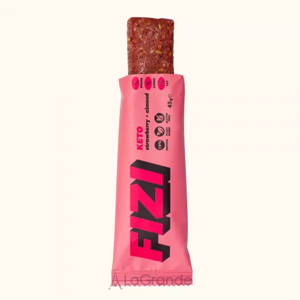 FIZI KETO Protein Bar Strawberry + Almond ����������� �������� 