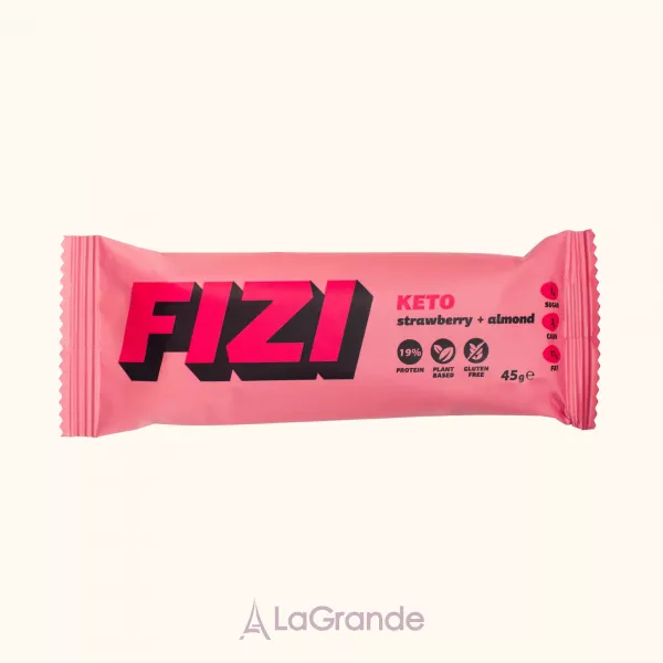 FIZI KETO Protein Bar Strawberry + Almond ����������� �������� 