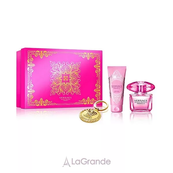 Versace Bright Crystal Absolu ����� (��������������� ���� 90 �� + ������ ��� ���� 100 �� + ������ ��� ������)