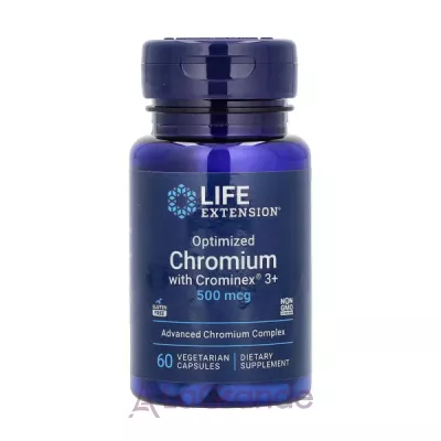 Life Extension Optimized Chromium with Crominex 3+ 500 mcg   