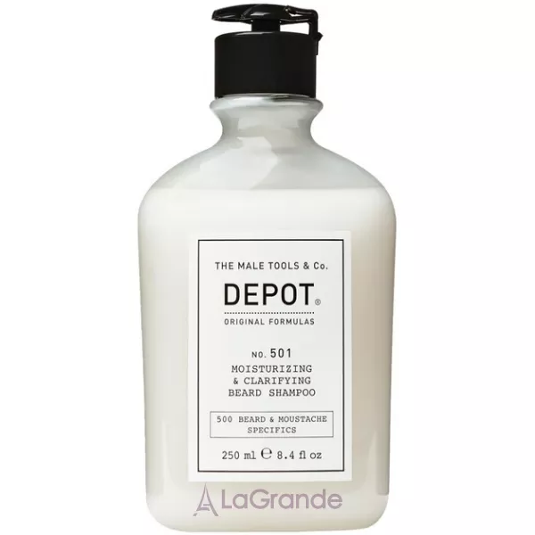 Depot 501 Moisturizing & Clarifying Beard Shampoo ������������ � �������������� ������� ��� ������