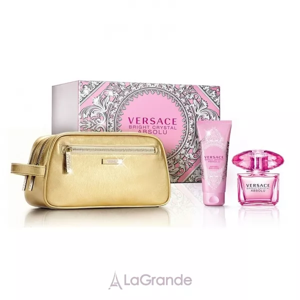 Versace Bright Crystal Absolu ���� (����������� ���� 90 �� + ������� ��� ��� 100 �� + ����������)