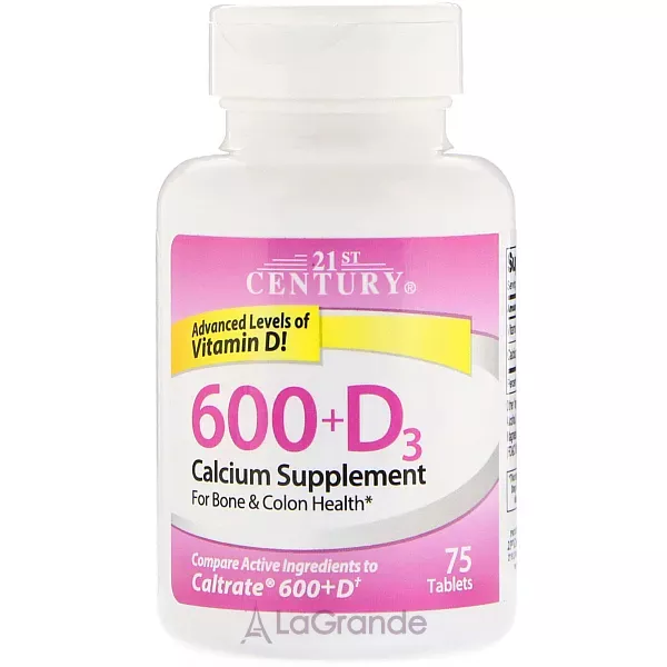 21st Century Calcium 600+D3 ĳ������ ������� 