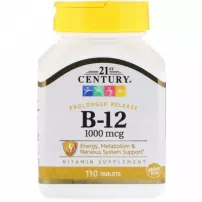 21st Century Vitamin B-12 1000 mcg ����������� ������� "������� �12 + �������", 1000 ���