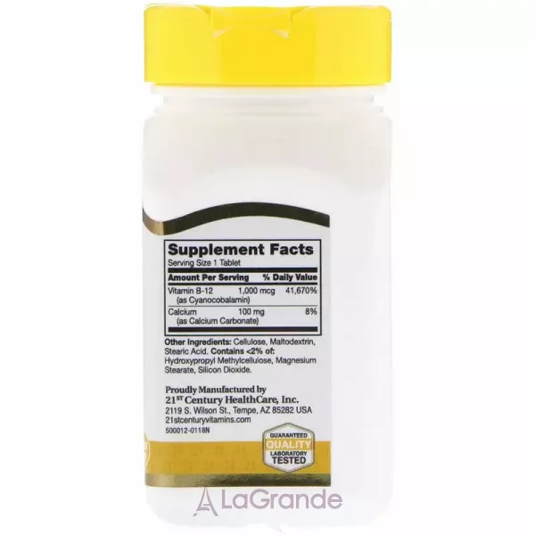 21st Century Vitamin B-12 1000 mcg ĳ������ ������� 