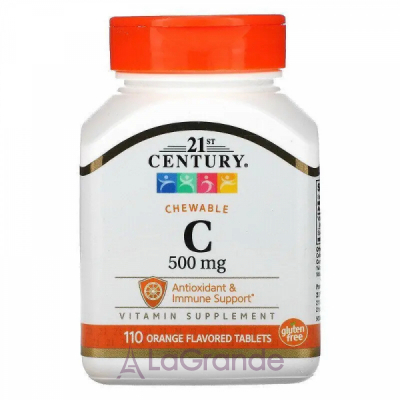 21st Century Chewable Vitamin C 500 mg   