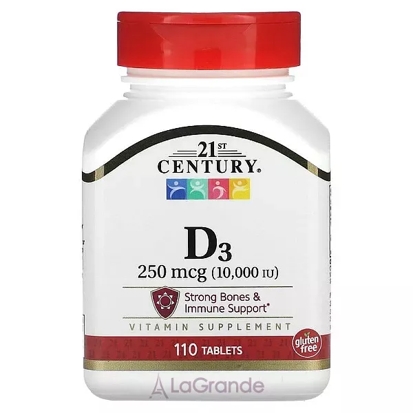 21st Century Vitamin D3 10000 IU ĳ������ ������� 