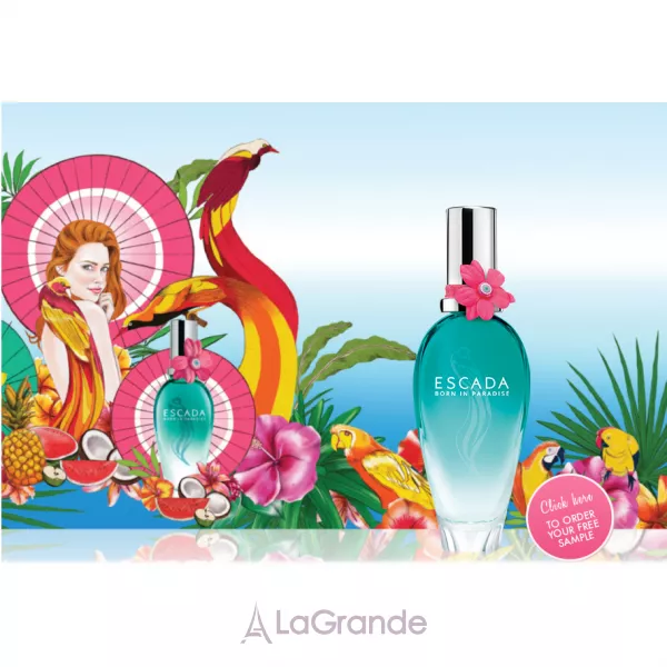 Escada Born in Paradise ���� (�������� ���� 50 �� + ������� ��� ��� 50 �� � �������)