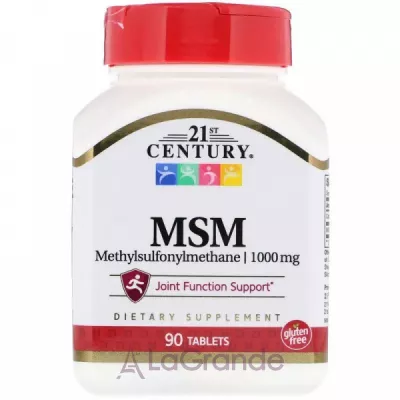 21st Century MSM 1000 mg   