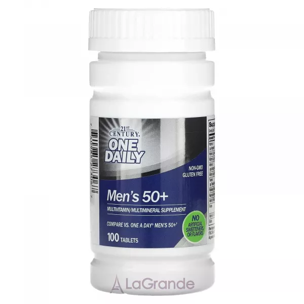 21st Century One Daily Men's 50+ Multivitamin Multimineral ���������� �������� ��� ������ 50+