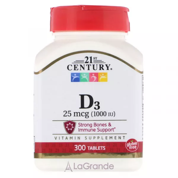 21st Century Vitamin D3 1000 IU ĳ������ ������� 