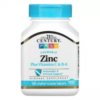 21st Century Zinc Chewable + Vitamin C & B-6 ����������� ������� "���� � ���������� � � �6", ����������� �������� �� ������ �����