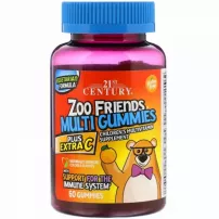 21st Century Zoo Friends Multi Gummies Plus Extra C �������������� ��� ����� � ��������� C, ����������� ������� � ��������� ������
