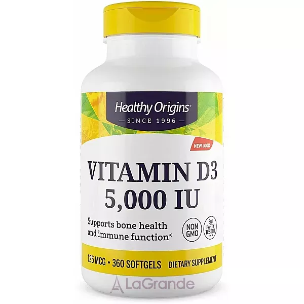 Healthy Origins Vitamin D3 in MCT Oil 5000 IU ĳ������ ������� 