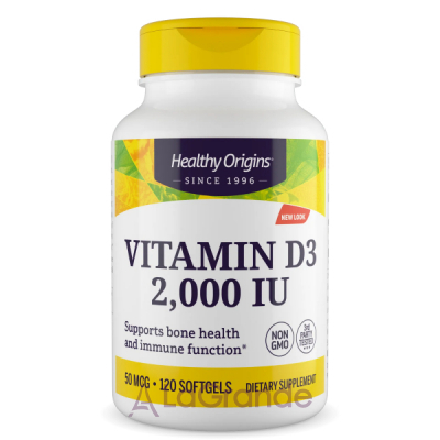 Healthy Origins Vitamin D3 in MCT Oil 2000 IU ĳ  