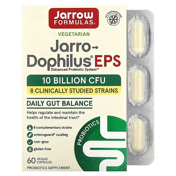 Jarrow Formulas Jarro-Dophilus EPS 10 Billion CFU ���������, 10 ���� ���