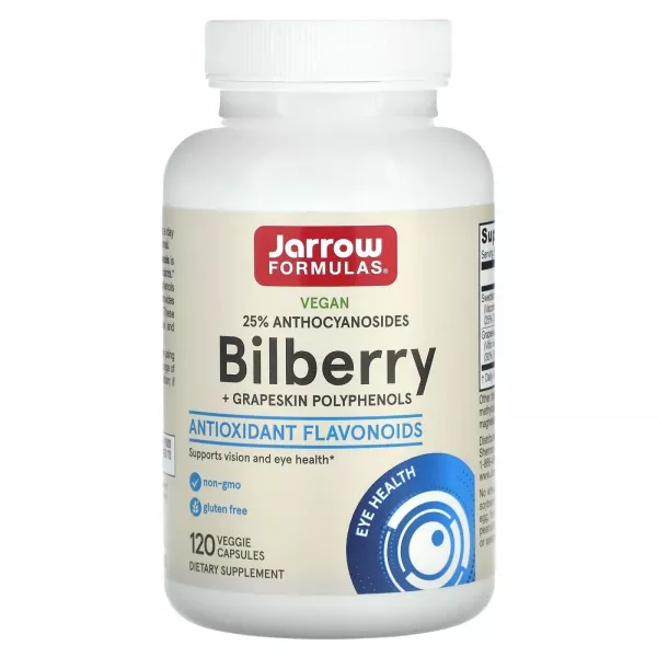 Jarrow Formulas Vegan Bilberry + Grapeskin Polyphenols �������� ��� ���� 