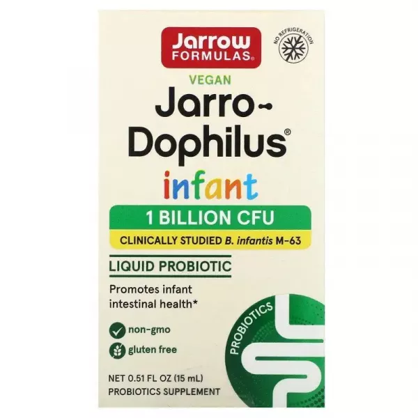 Jarrow Formulas Vegan Jarro-Dophilus Infant Liquid Probiotic 1 Billion CFU ��������� (�������) ��� ��������, � �������, 1 ���� ���