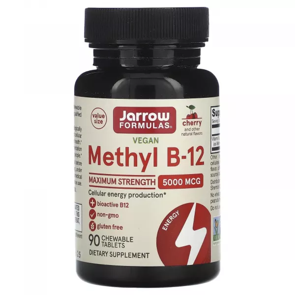 Jarrow Formulas Methyl B-12 Maximum Strength 5000 mcg ĳ������ ������� 