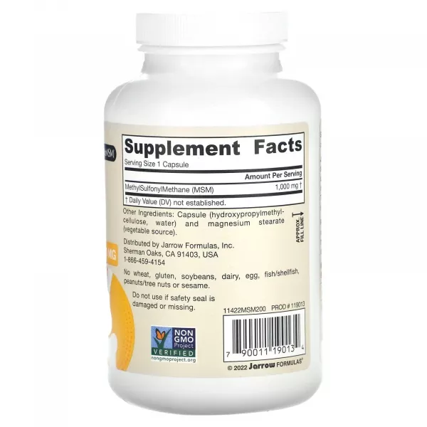 Jarrow Formulas MSM 1000 mg ĳ������ ������� 