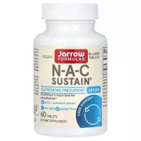 Jarrow Formulas N-A-C Sustain 600 mg ĳ������ ������� ��� �������� ������� �� ������ "N-������-L-������", 600 ��
