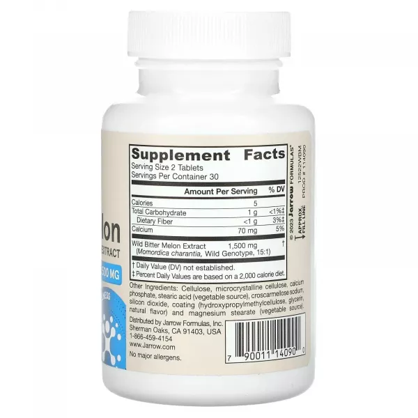 Jarrow Formulas Wild Bitter Melon Extract 1500 mg ĳ������ ������� 