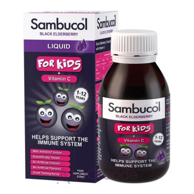 Sambucol Black Elderberry Liquid For Kids     