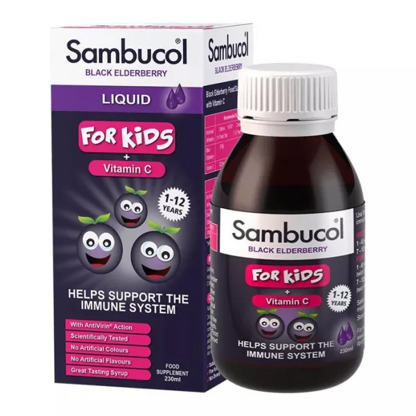 Sambucol Black Elderberry Liquid For Kids ����������� ������� � �������� 