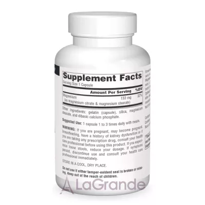 Source Naturals Magnesium Citrate 133 mg   