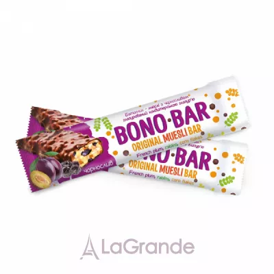 Vale Bono Bar Original Muesli French Plum -   