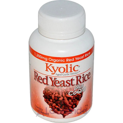 Kyolic Aged Garlic Extract Red Yeast Rice Plus CoQ10   