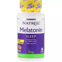 Natrol Melatonin Fast Dissolve Strawberry 3 mg ĳ������ ������� "��������� �������� ����������", 3 ��, � ������ ��������