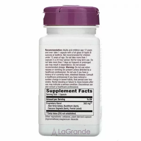 Nature's Way AloeMaxLax with Cascara Sagrada 360 mg ����������� ������� 