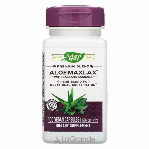 Nature's Way AloeMaxLax with Cascara Sagrada 360 mg ����������� ������� 